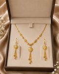 Elegant Heart Tassel Necklace Set
